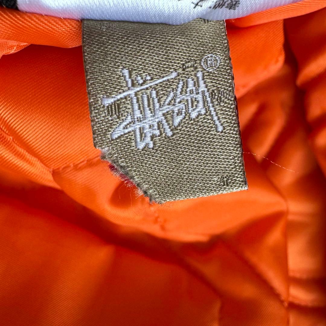 n35【STUSSY】MA-1 フライトジャケット ウィンドストッパー