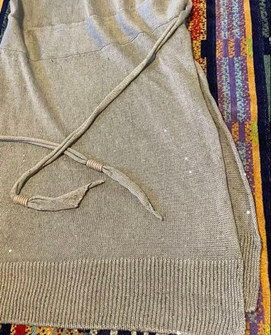 BRUNELLO CUCINELLI Vネック ワンピース M