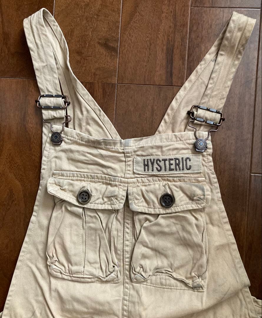 【美品】【希少】ヒステリックグラマー サロペット オーバーオール ベージュ
