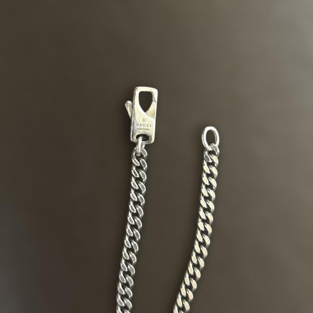 美品GUCCI インターロッキング・G／シルバー／ネックレス／Ag925