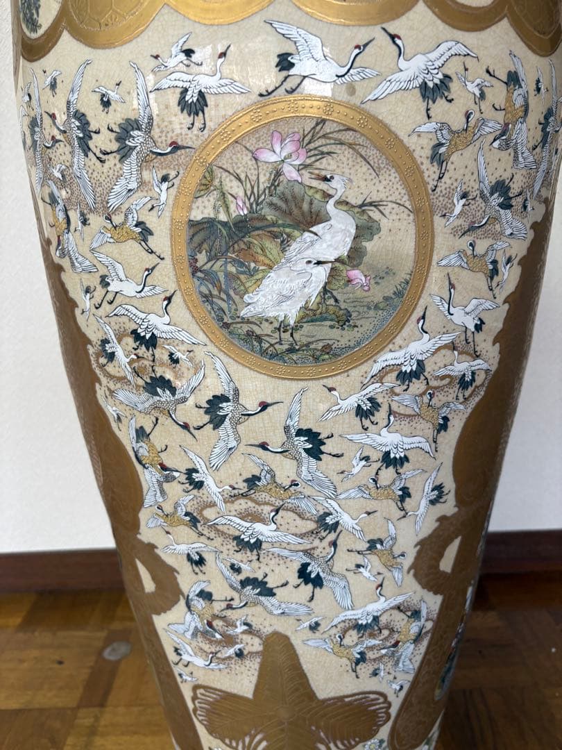 大型花瓶（飾り壺）置物