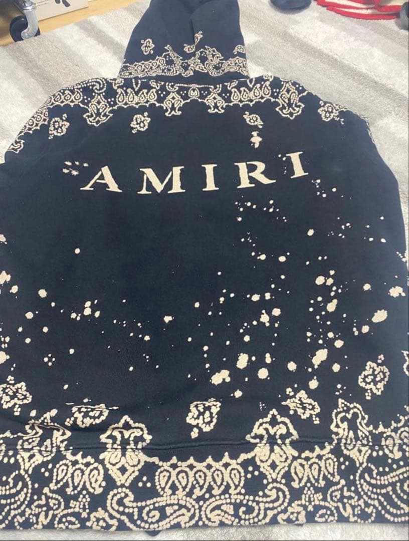 AMIRI バンダナ柄 パーカー