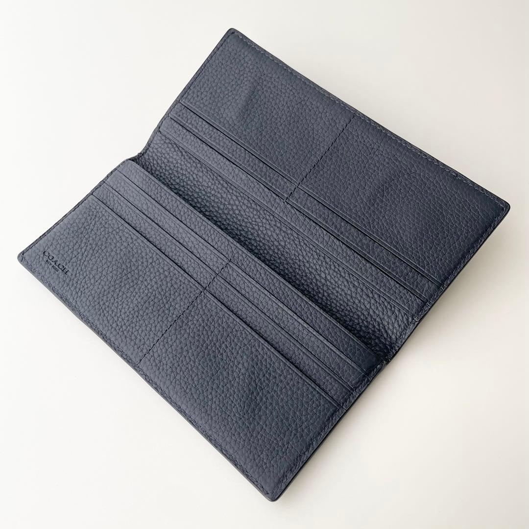 コーチ COACH 長財布 メンズ ブレスト ポケット ウォレット レザー 新品