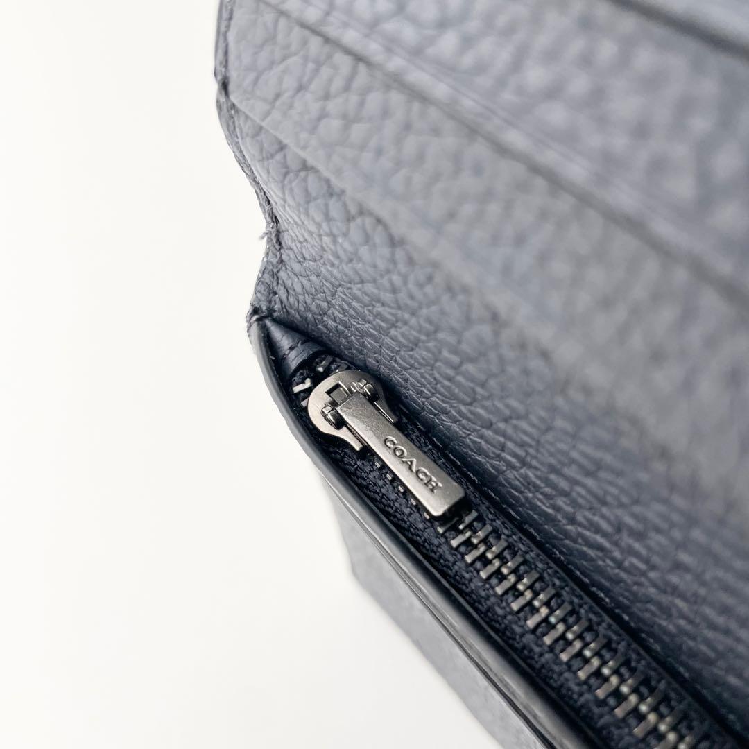 コーチ COACH 長財布 メンズ ブレスト ポケット ウォレット レザー 新品
