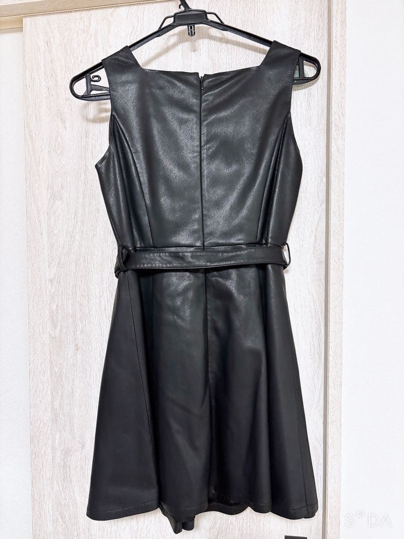 Moi-meme-Moitie合皮ワンピース