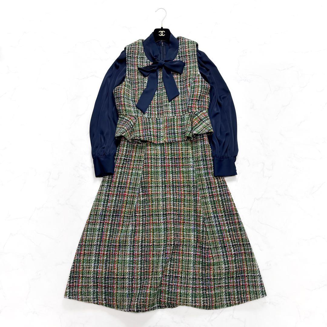 DOS DIOSA ドスディオサス ツイード セットアップ ワンピース ベスト