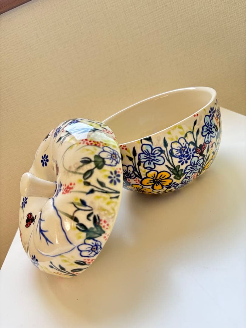 ポーランド食器 ポーリッシュポタリー リンゴ 皿