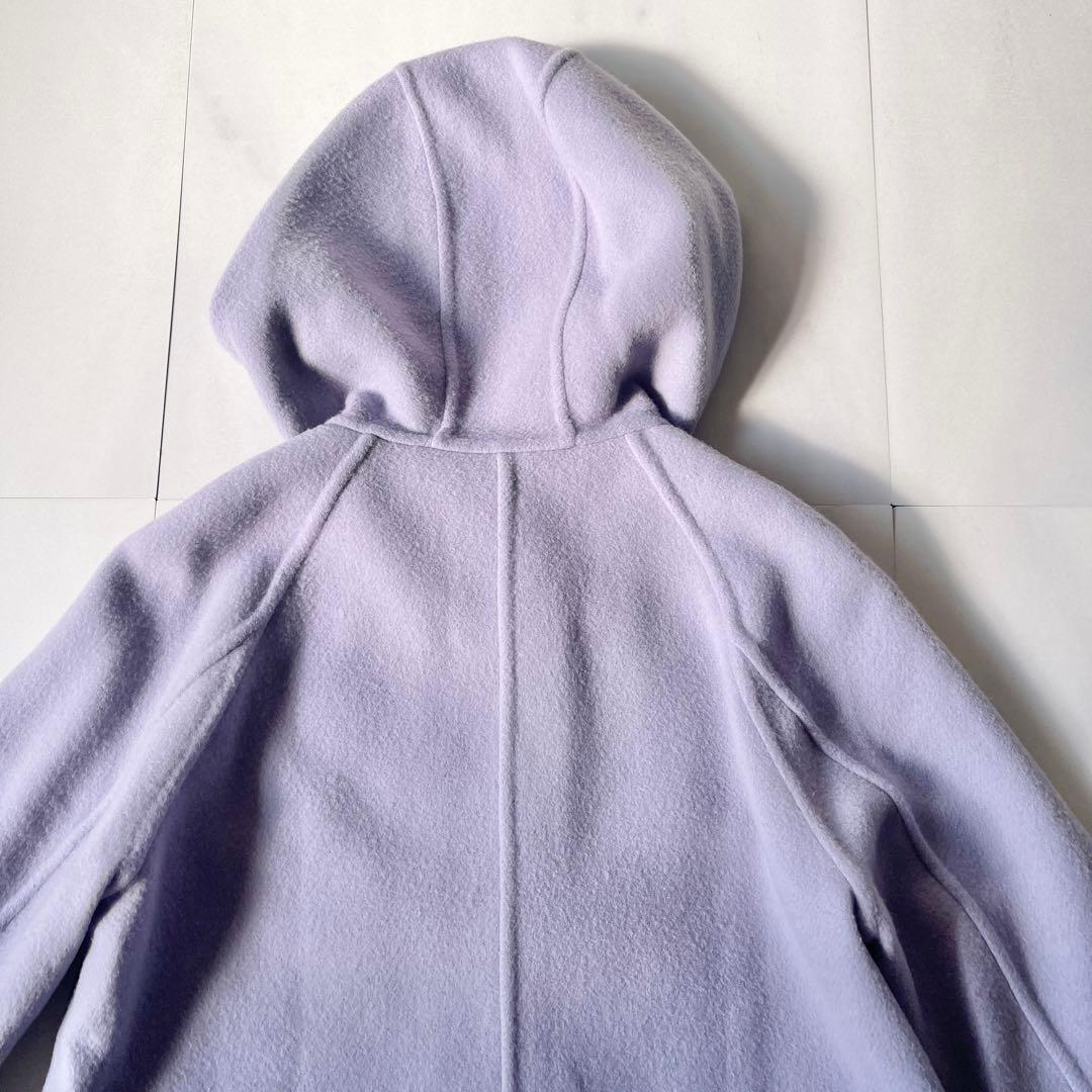 グレースコンチネンタル ダッフル リバーコート ゴールド金具 36 ラベンダー