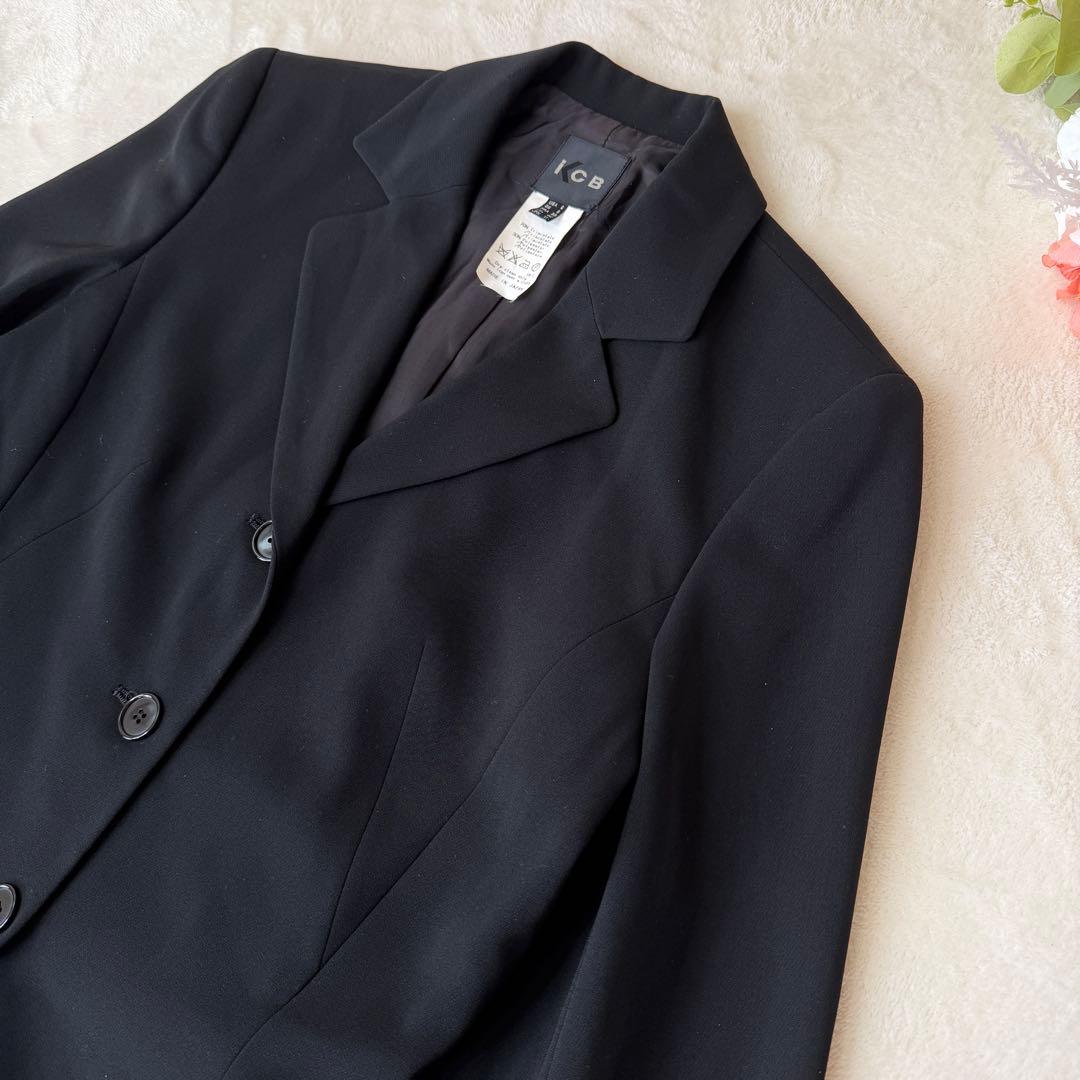 アイシービーiCB パンツスーツ　セットアップ 11号 ブラック　トリアセート