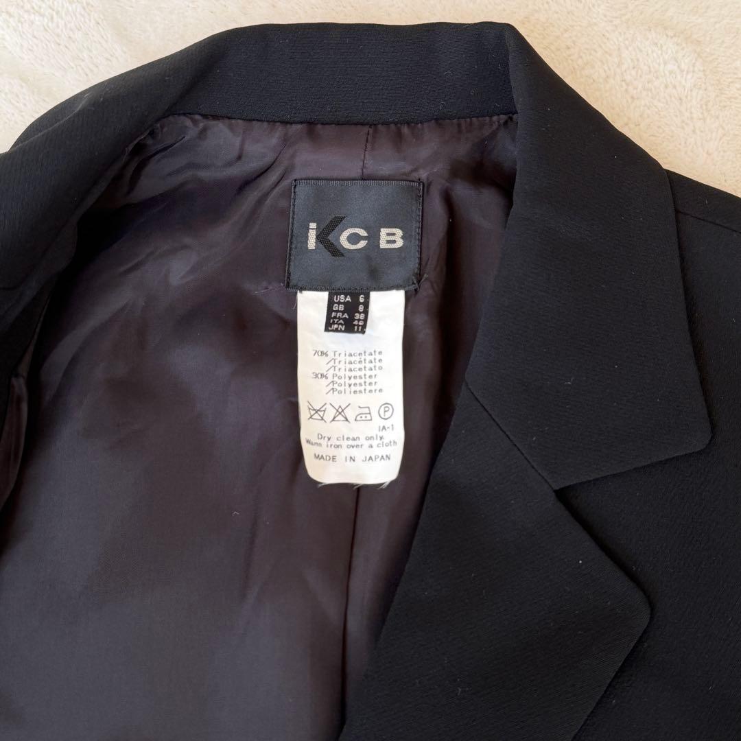 アイシービーiCB パンツスーツ　セットアップ 11号 ブラック　トリアセート