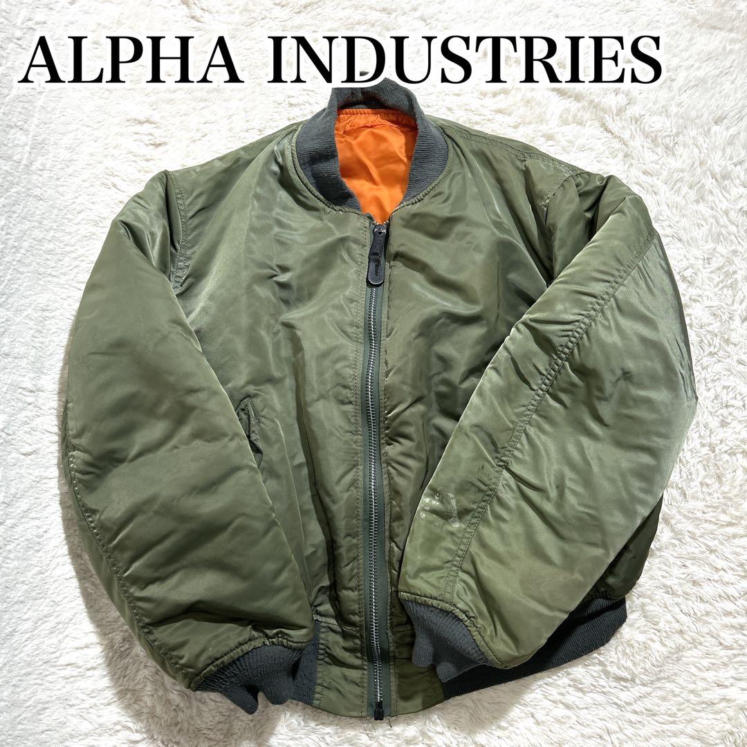 80s 90s USA製 ALPHA MA-1フライトジャケット XLサイズ