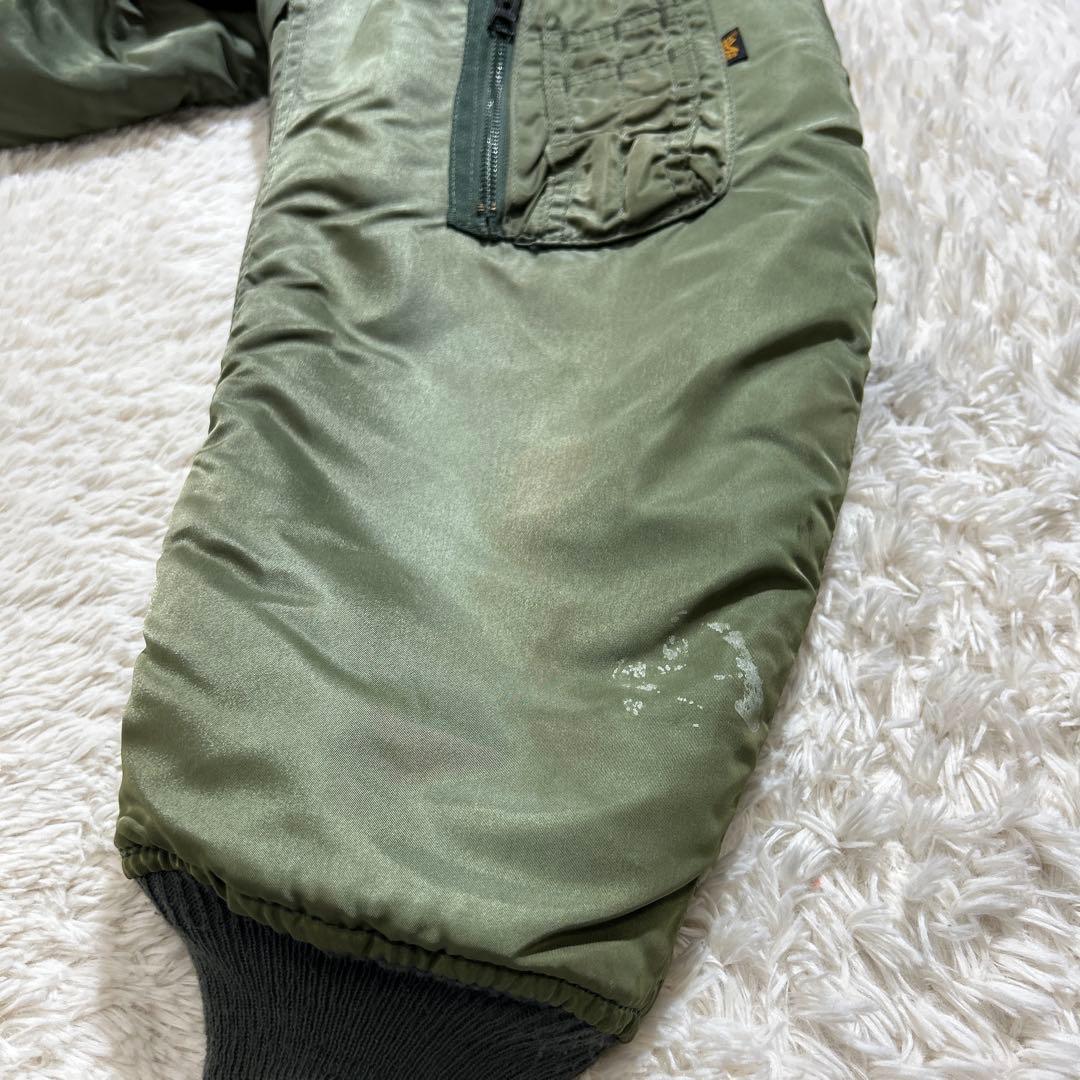 80s 90s USA製 ALPHA MA-1フライトジャケット XLサイズ