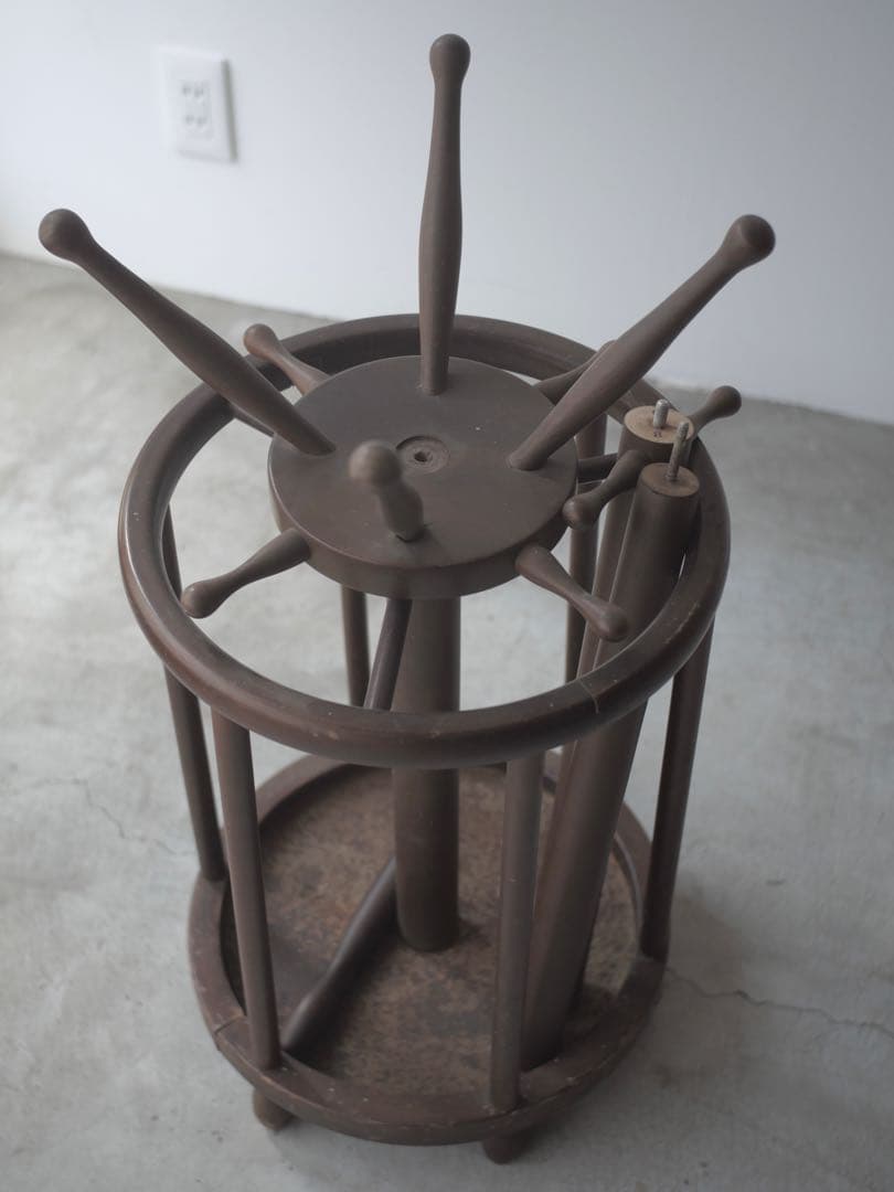 ナジコ　傘立て　ポールハンガー　洋服　古家具　古道具　アンティーク　昭和レトロ