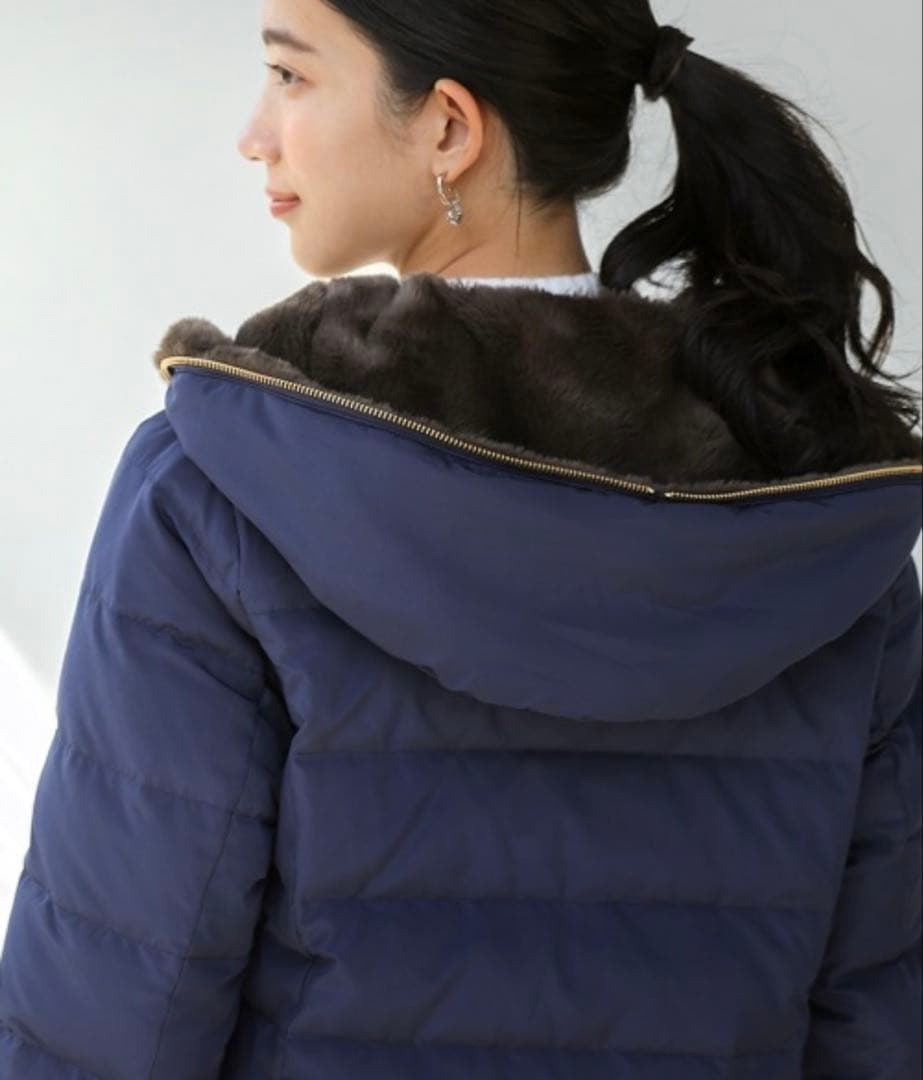 【最終価格★1月末まで】BouJeloud アウター　ダウンコート　ネイビー