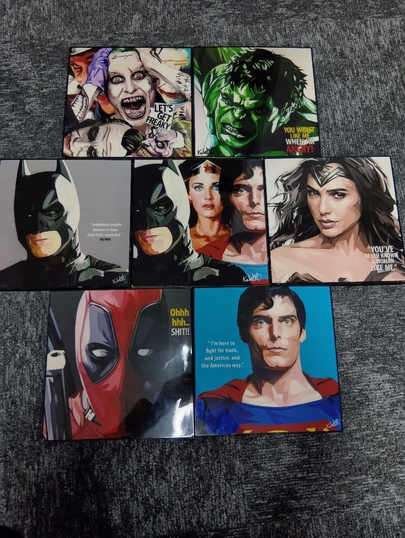 Keetatat Sitthiketアートパネル 7枚セット