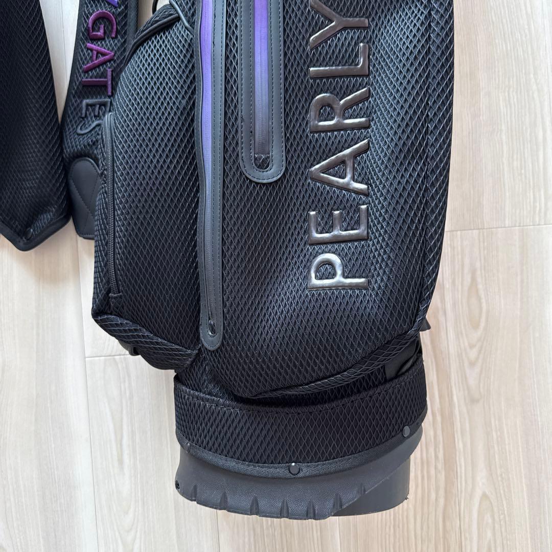 パーリーゲイツ　キャディバッグ　スタンド式　軽量　黒　ブラック　ユニセックス