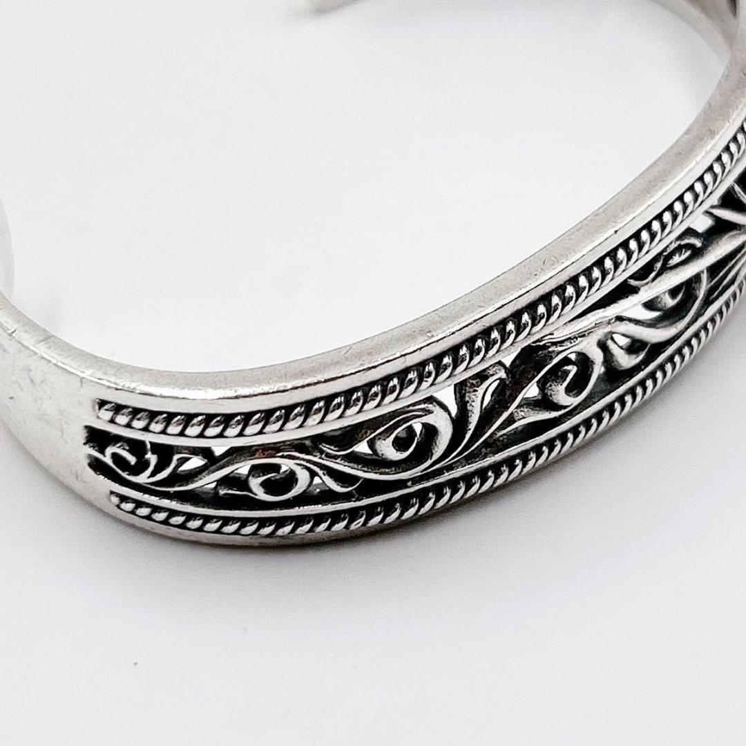 SAAD サード バングル 太陽神 フレア アラベスク シルバー925
