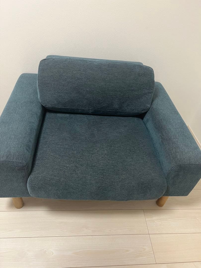 カナデモノNatural - Modernファブリック ソファ　1 seater