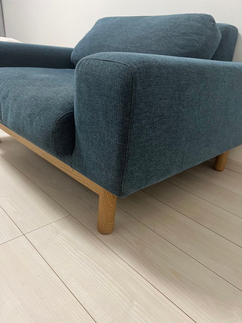 カナデモノNatural - Modernファブリック ソファ　1 seater