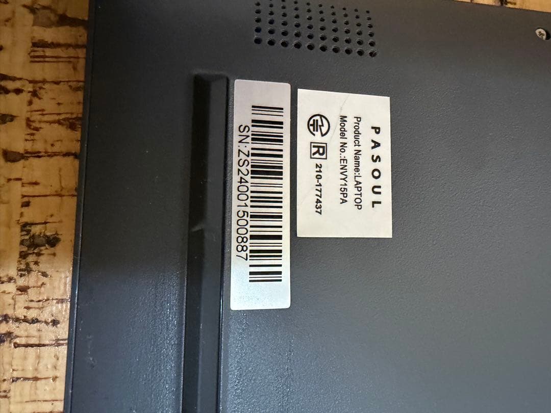 T*S様 pasoul Windows11 ノートメモリ12GB256SSD