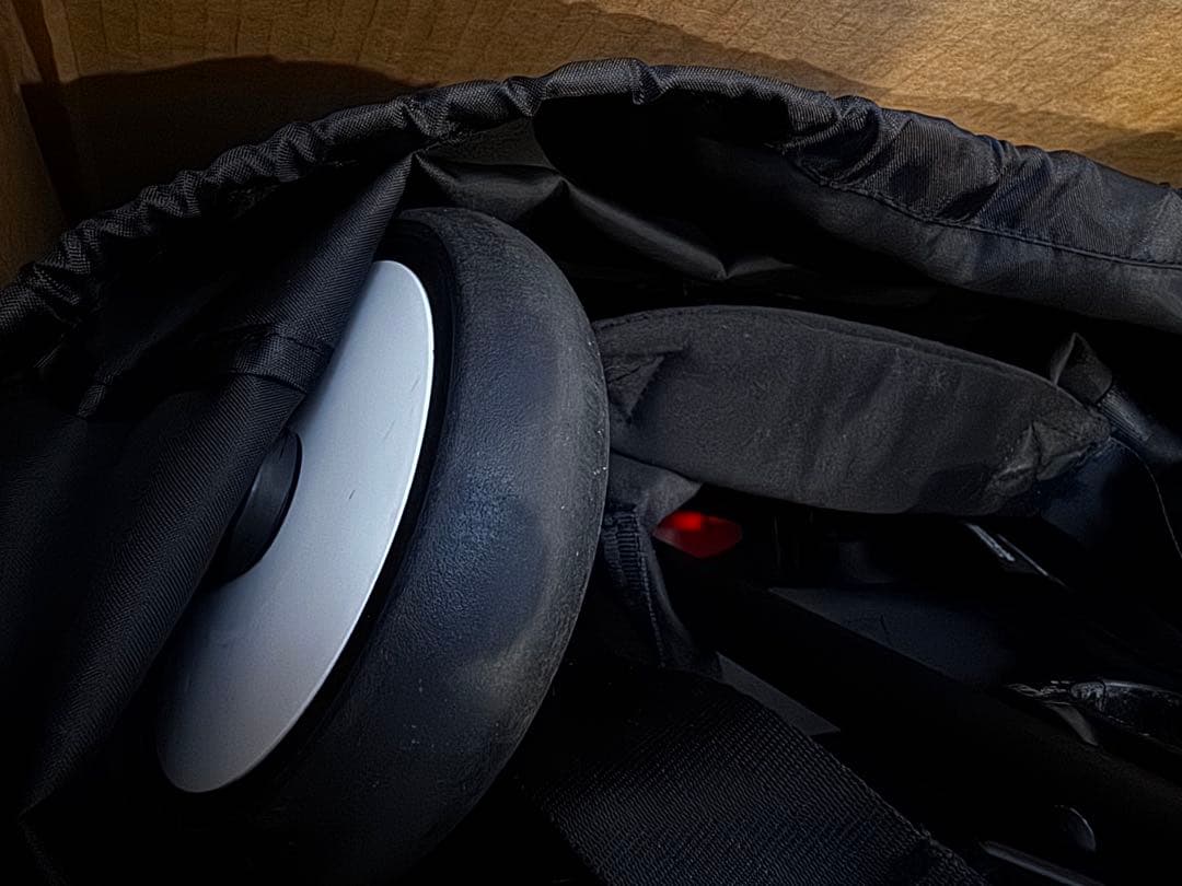 ベビーゼン ベビーカー ヨーヨープラス 6+ ブラックフレーム　レインカバー付き