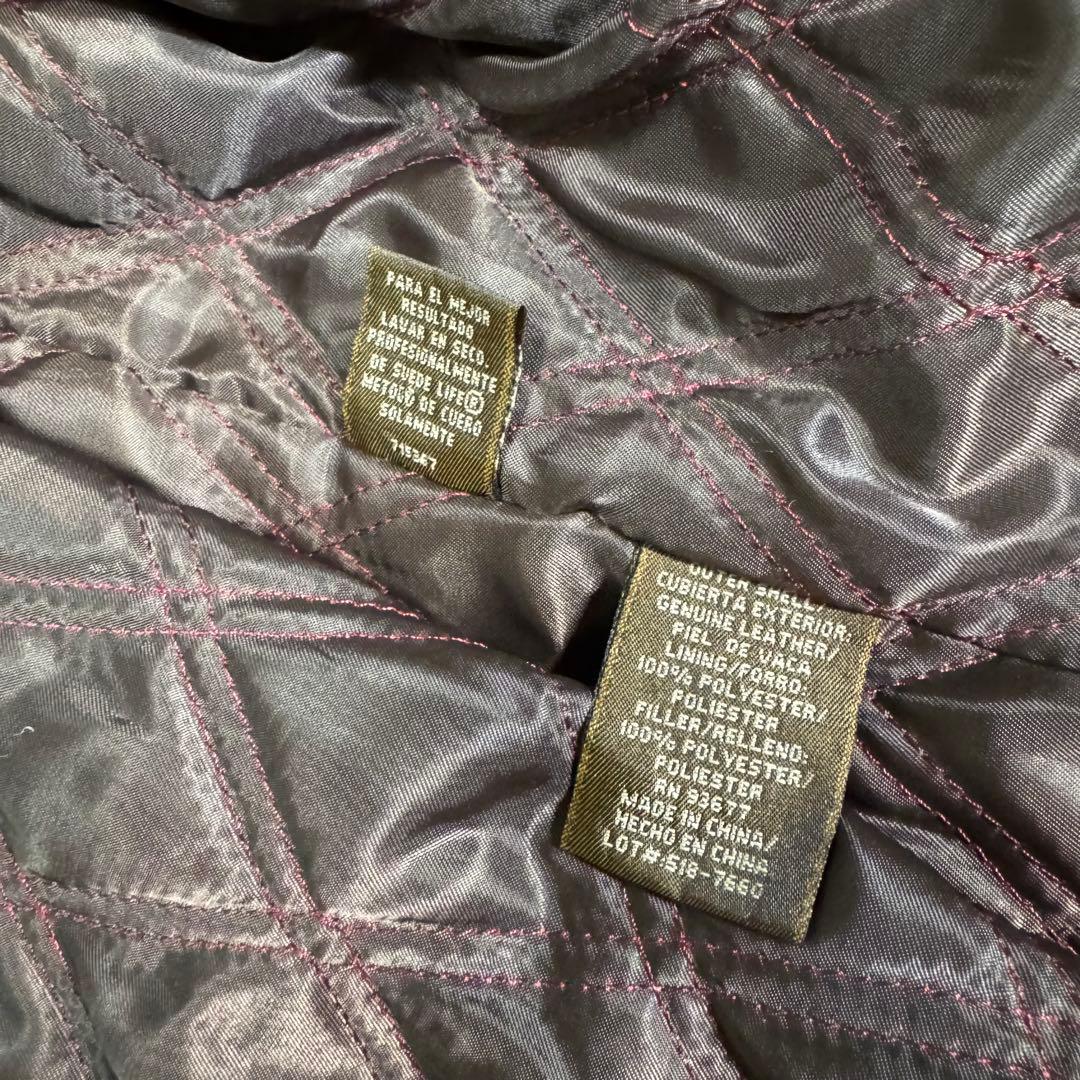 ☆St. John's Bay セントジョンズベイ レザージャケット ブラウン☆