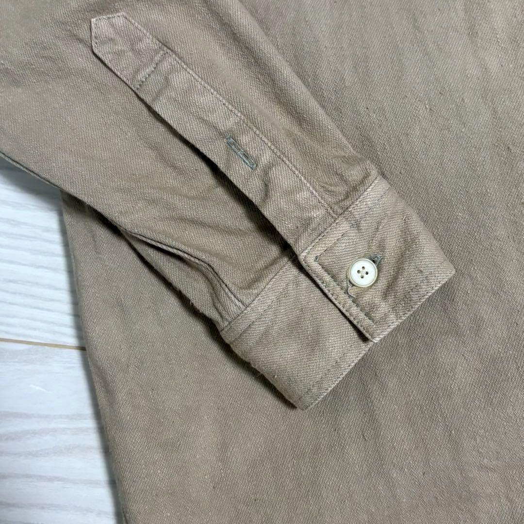 AURALEE ボタニカル染めセルビッチデニムシャツブルゾン　サイズ3