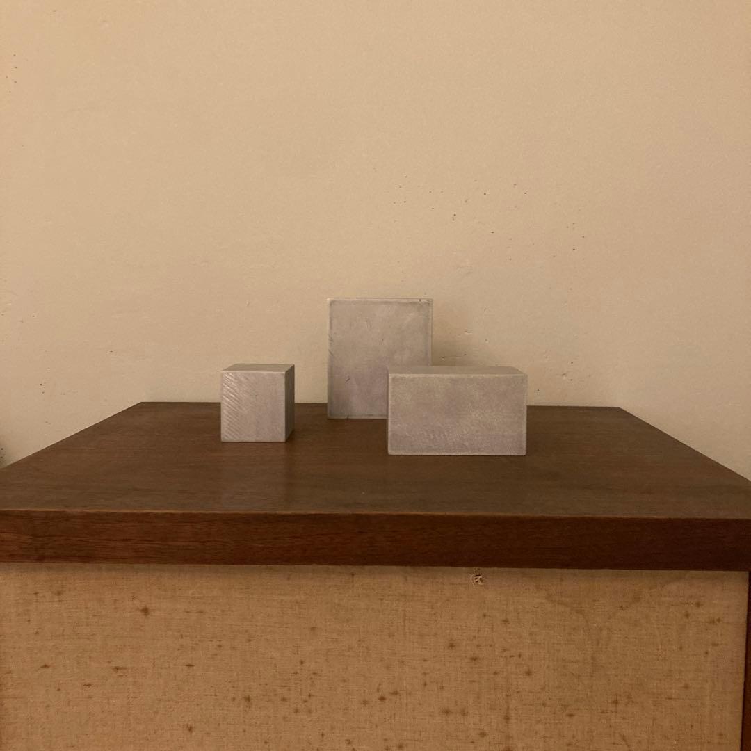 アルミブロック/オブジェ/diorama/インテリア アート