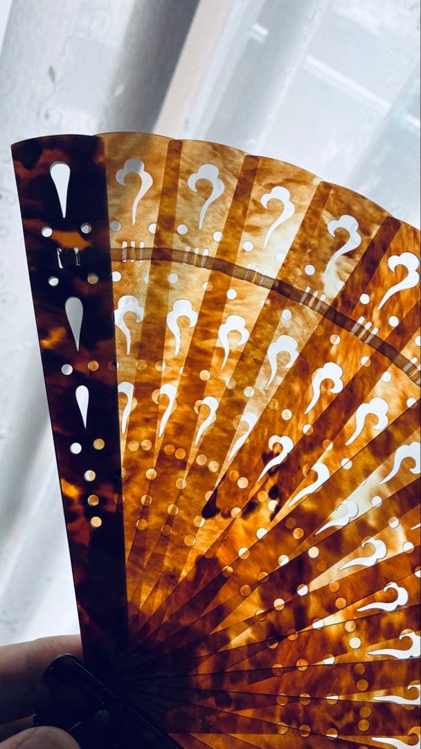 値下げ　坂本べっ甲店　長崎べっ甲　扇子