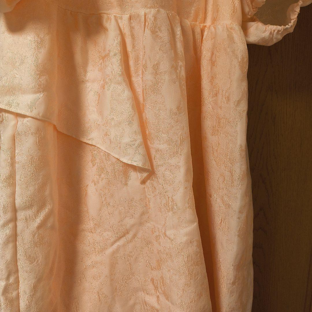 ワンピース ANDRESD bubble sleeve jacquard dress