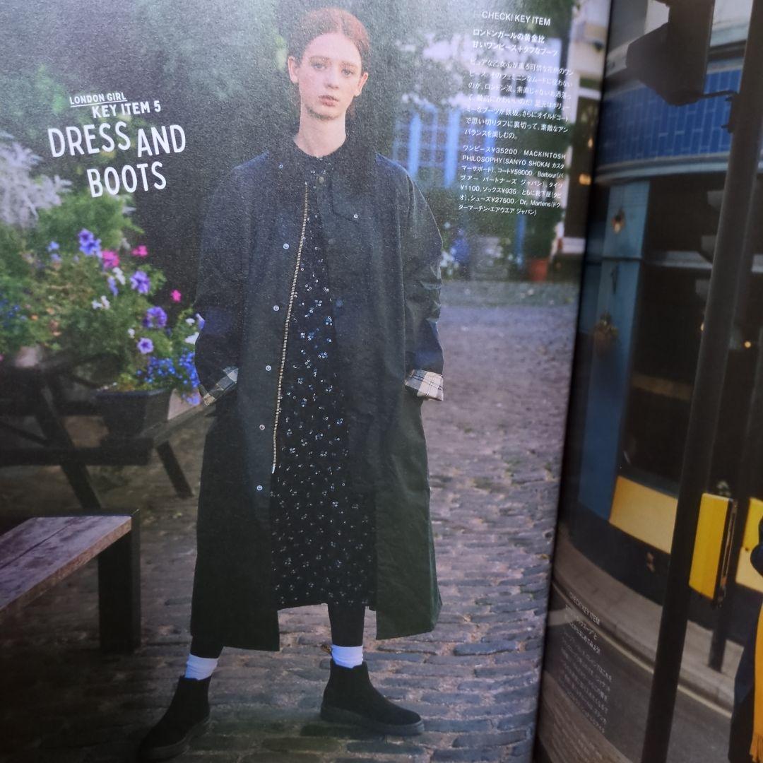 マッキントッシュフィロソフィー　ワンピース　花柄　雑誌FUDGE掲載