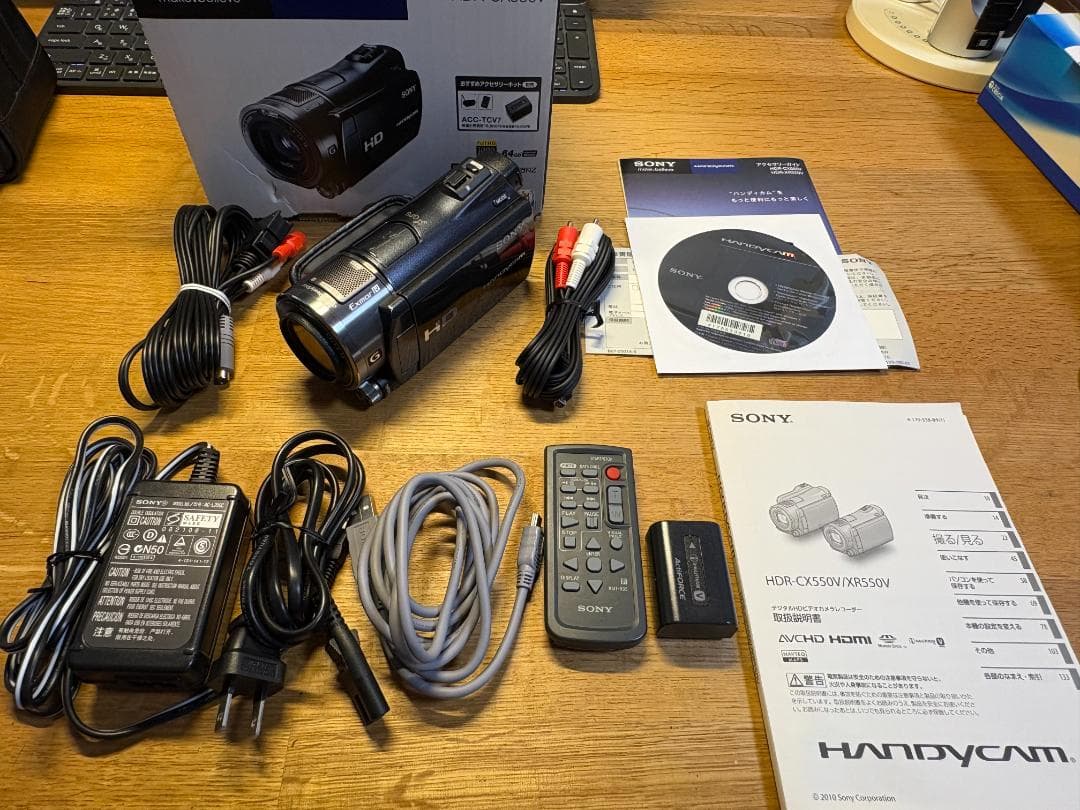 値下げ RC三脚他付 SONYハンディカム HDR-CX550V ACCキット