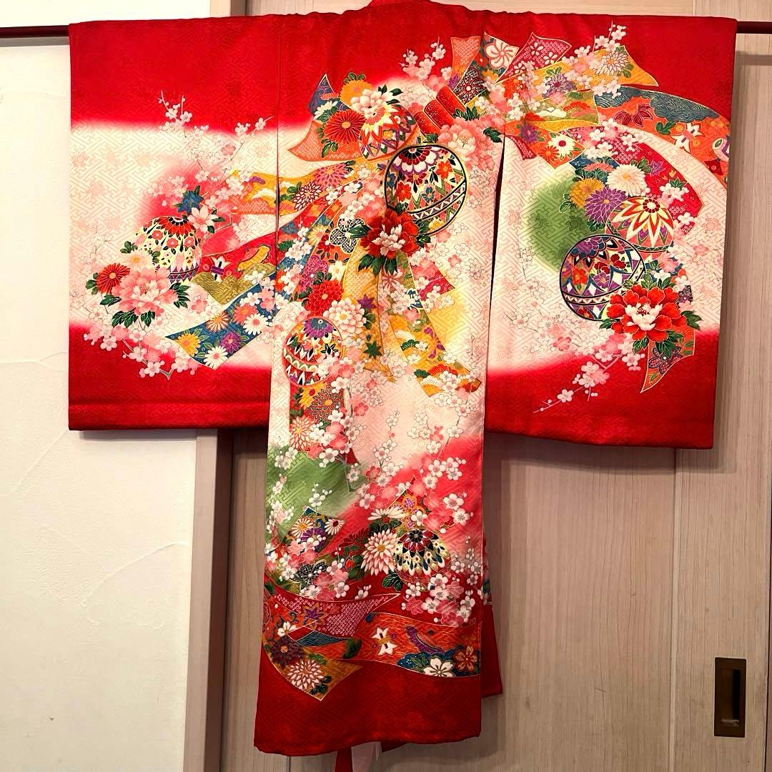 未使用品　女の子お祝着物　産着　七五三