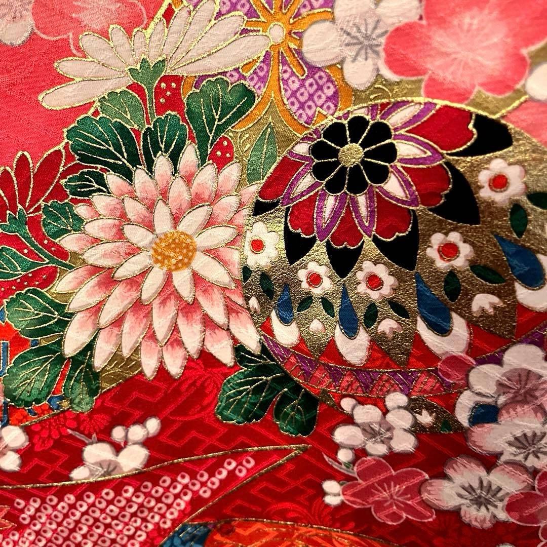 未使用品　女の子お祝着物　産着　七五三