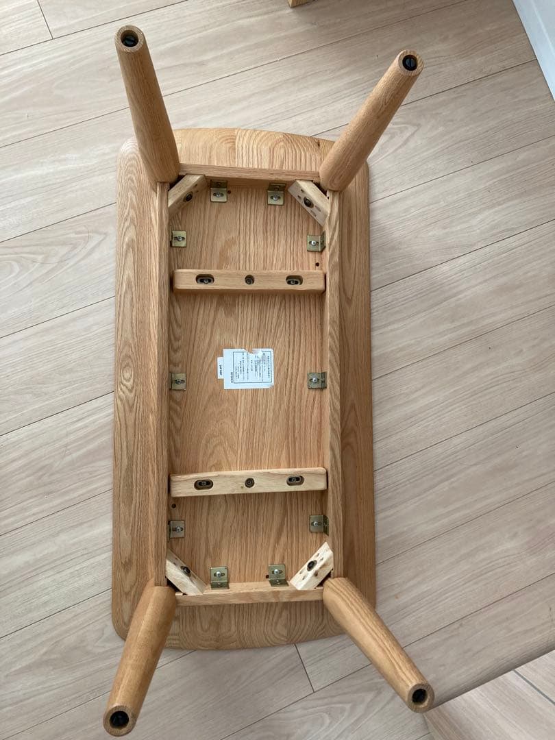 大塚家具 センターテーブル シネマ2 天然木　ホワイトオーク