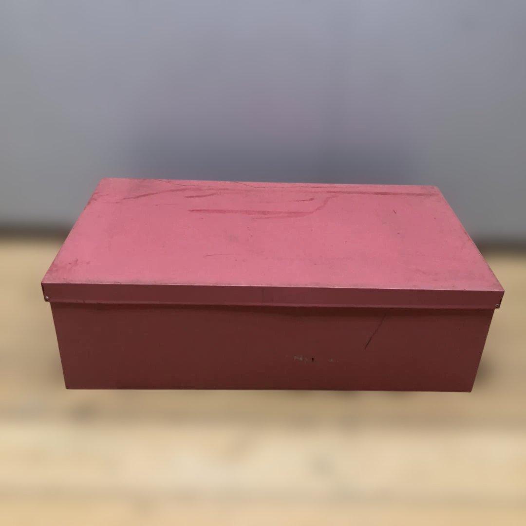 【送料無料】ヴィンテージ調 メタル収納ボックス スチール製　250805-1