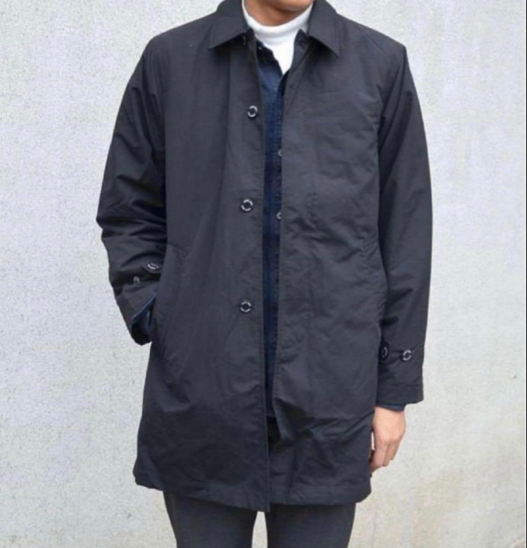 廃盤 L モンベル ダウンライナーコート ステンカラーコート 2way