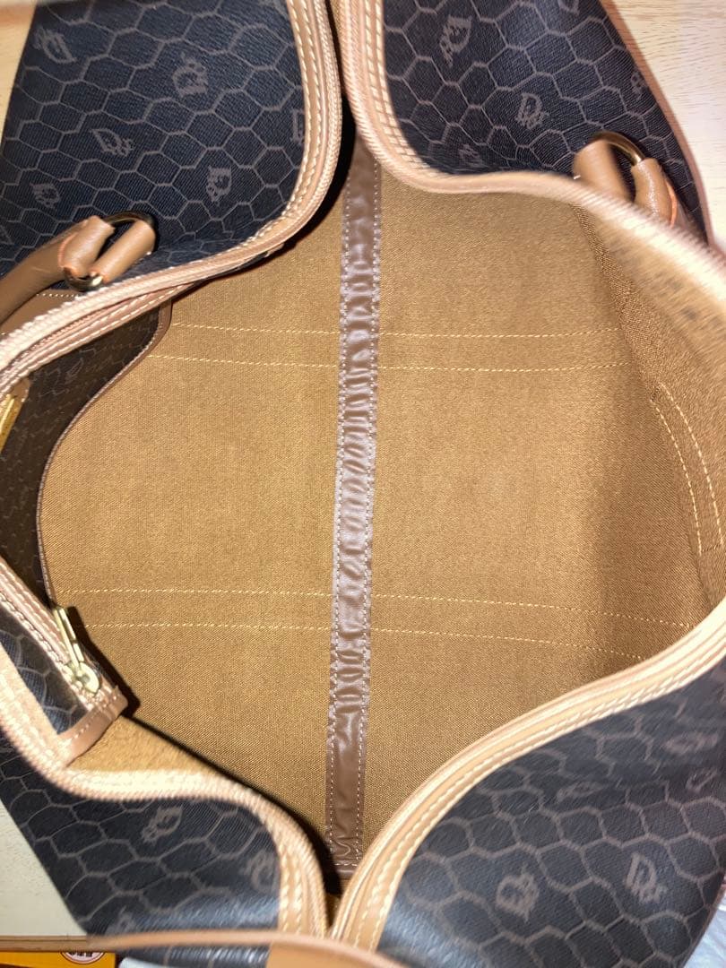 【訳あり】クリスチャンディオール ボストンバッグ ハニカム柄