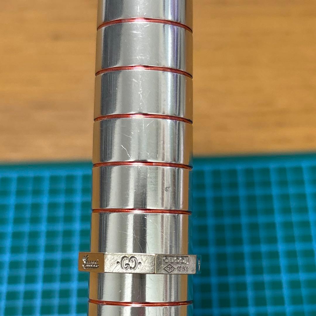 GUCCI グッチ　ロゴリング　サイズ20号