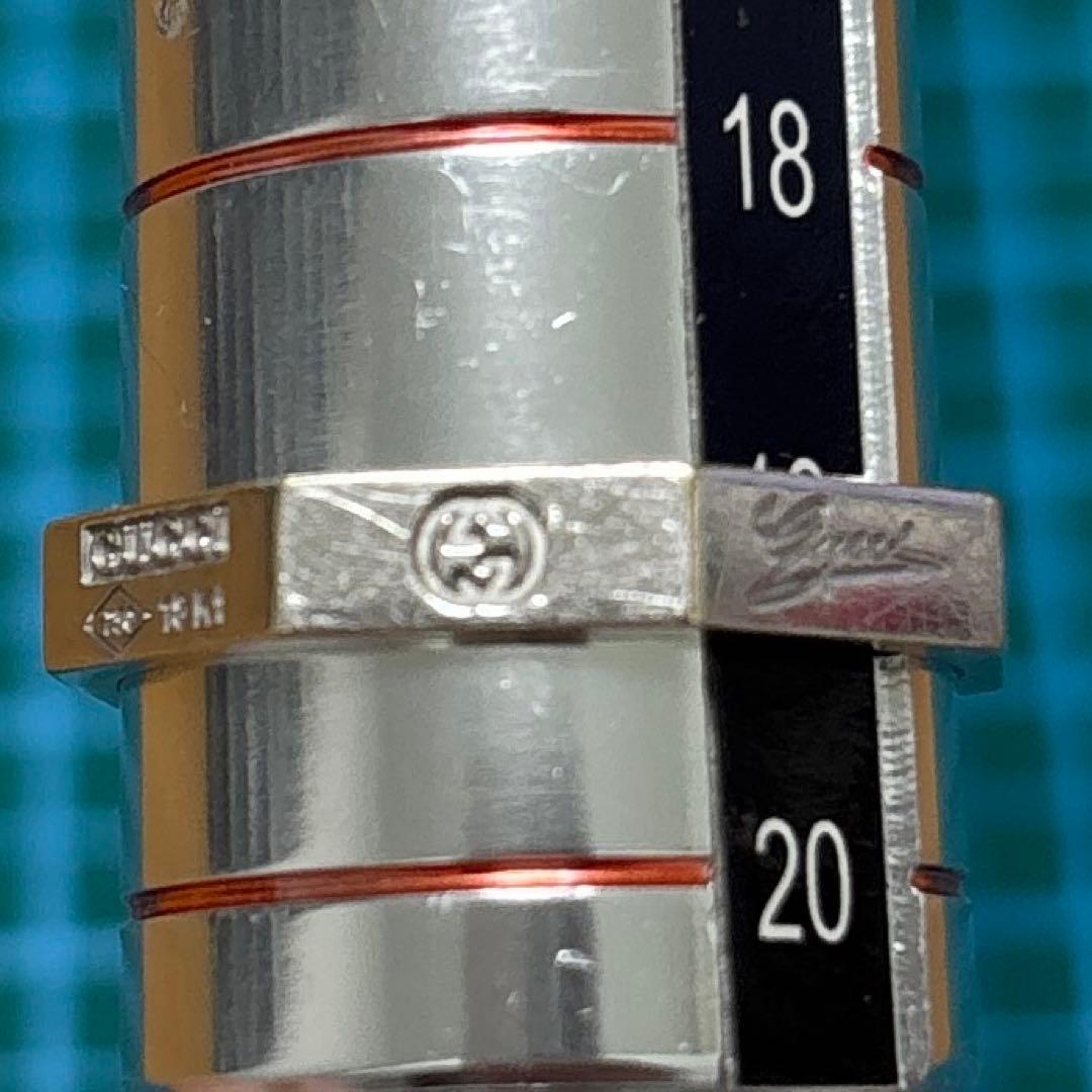 GUCCI グッチ　ロゴリング　サイズ20号