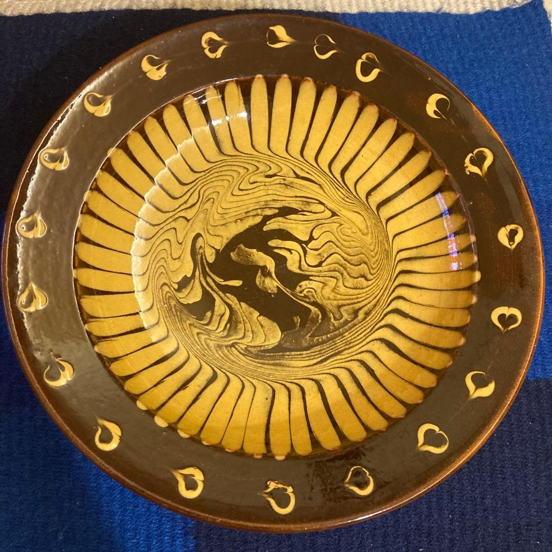 布志名焼　ふじなやき　スリップウエア