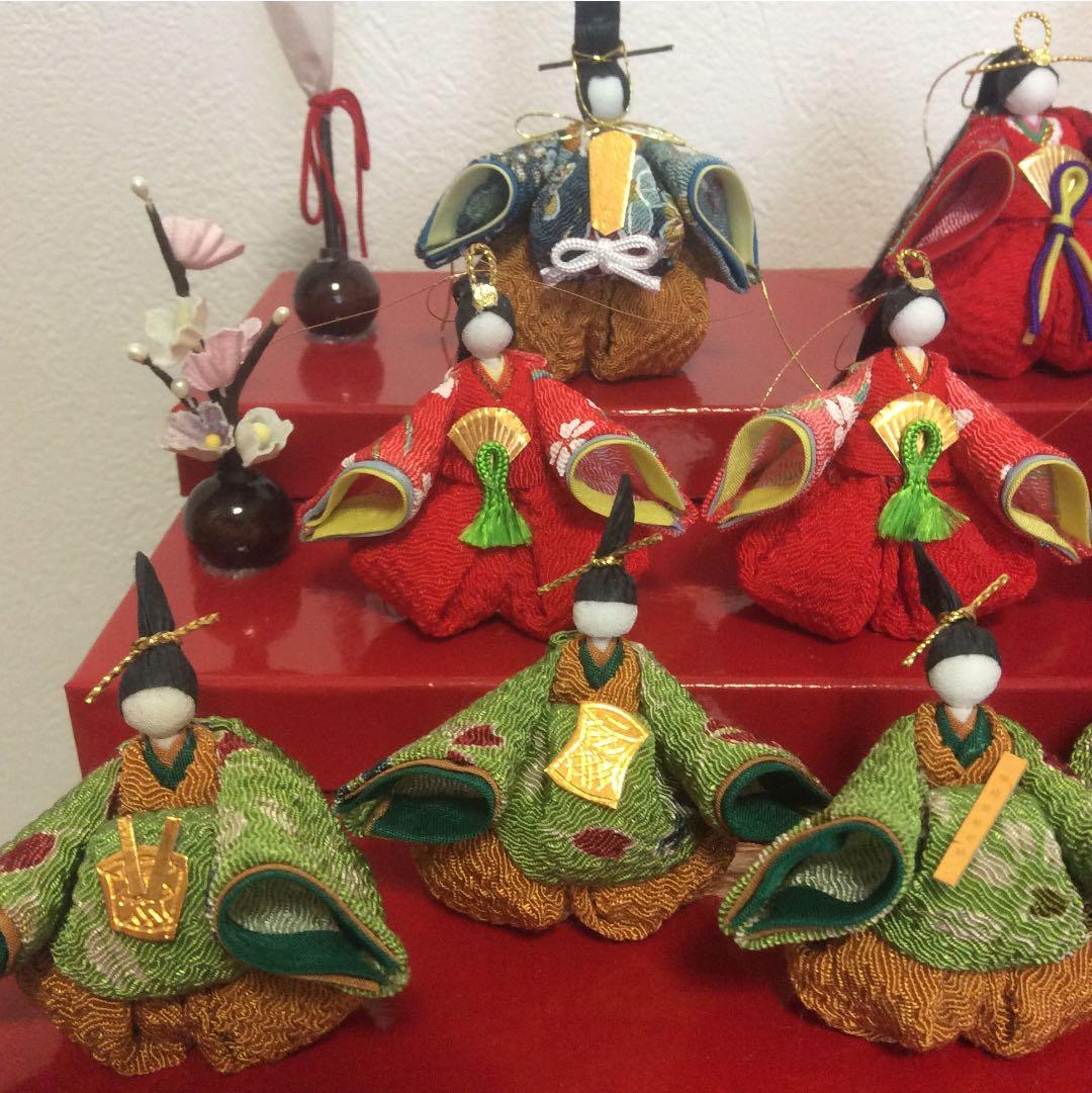 ちりめん立ち雛 3段飾り