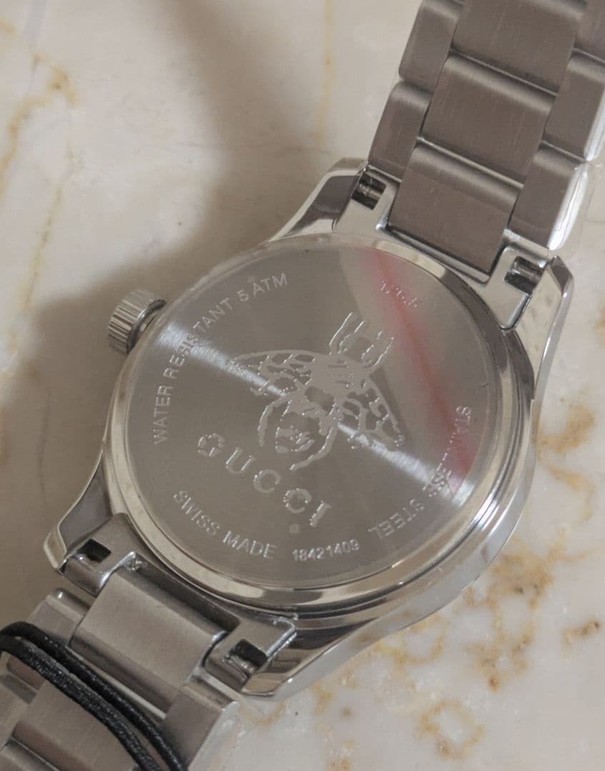 新品未使用　GUCCI　ウォッチ　YA1265013　キャット　27ミリ　ピンク