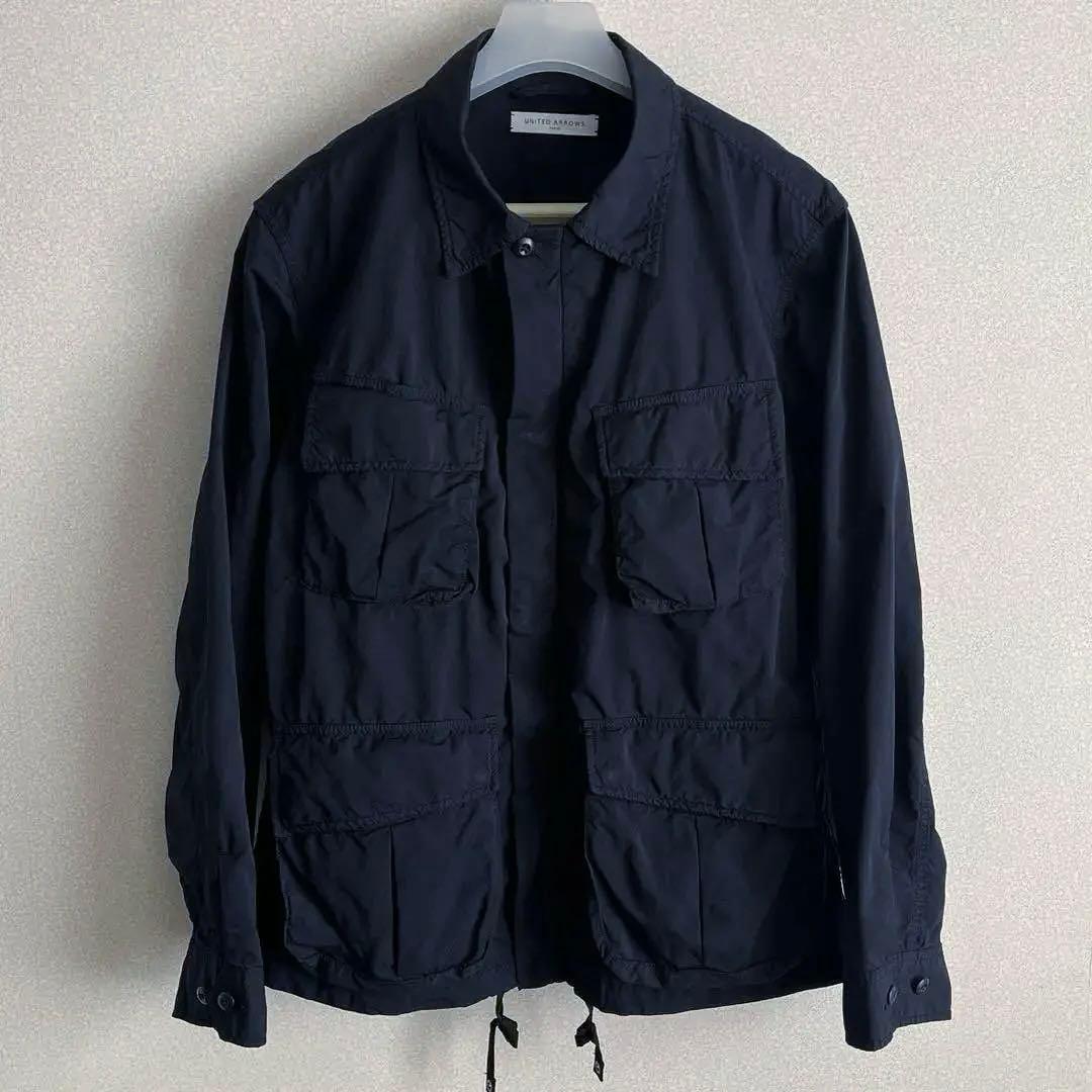 【上質】BDUジャケット ミリタリー M ネイビー ファティーグ Ｍ-65