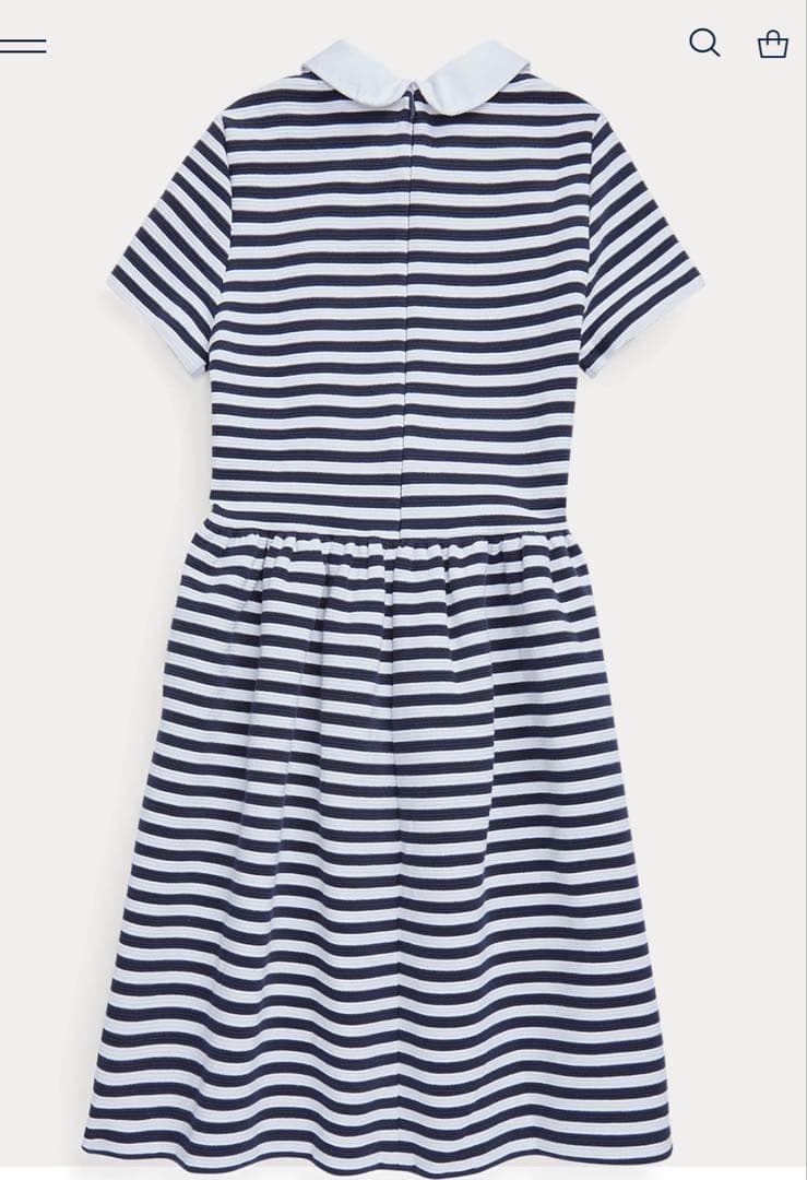 新品タグ付き ラルフローレン ボーダーワンピース 160 完売品