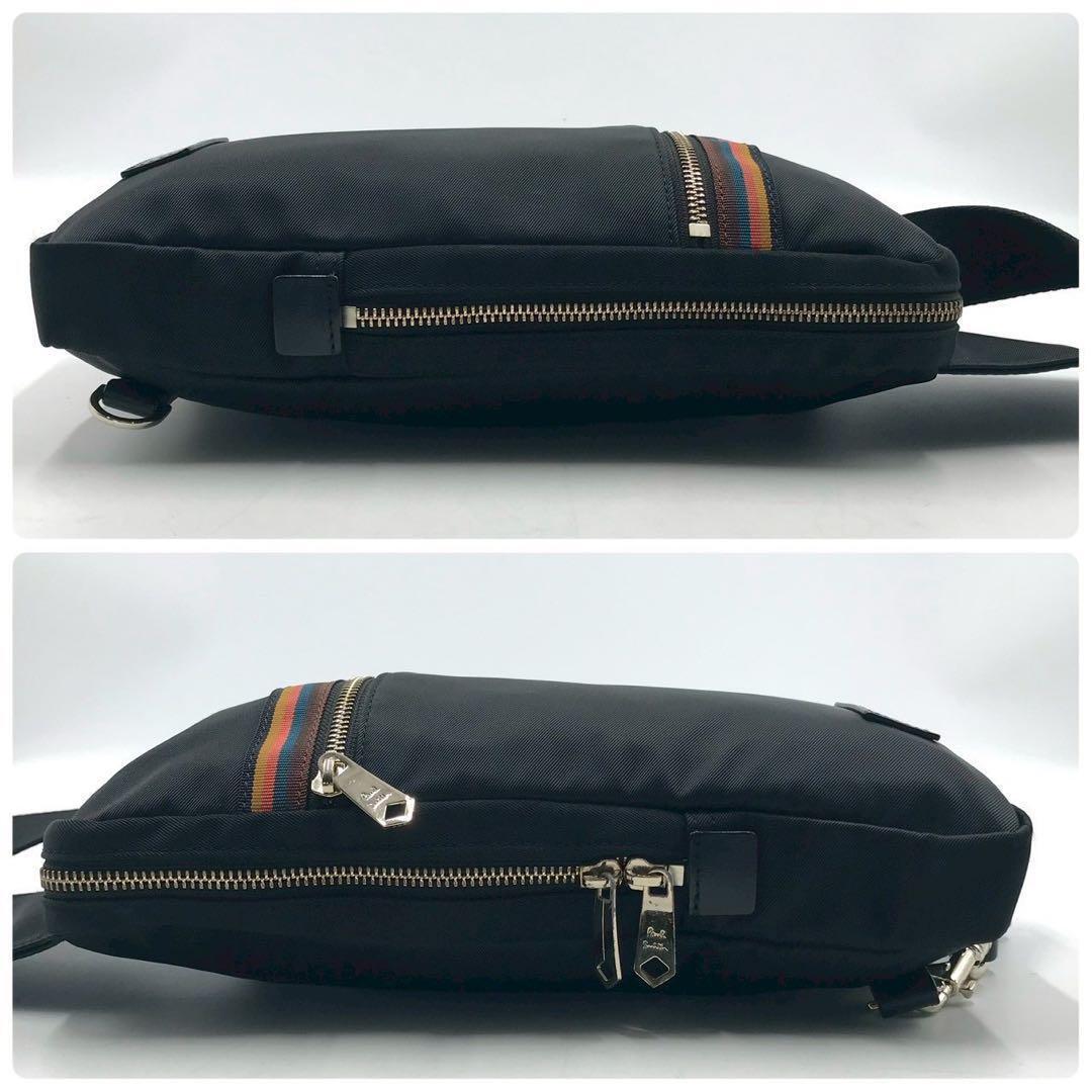 【美品✨】 Paul Smith ポールスミス ボディバッグ マルチストライプ