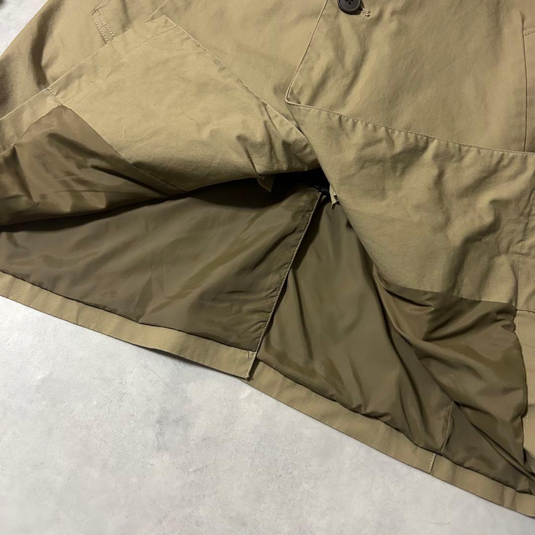 美品 SHIPS タイオン ステンカラーコート ダウンライナー 2way XL