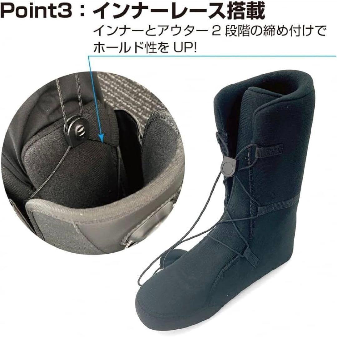 は*ら様 kissmark スノーボードブーツ 28cm BK