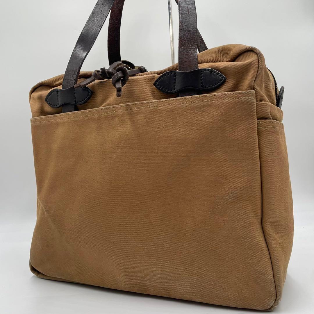 フィルソン トートバッグ キャンバス 肩掛け A4収納 ベージュ