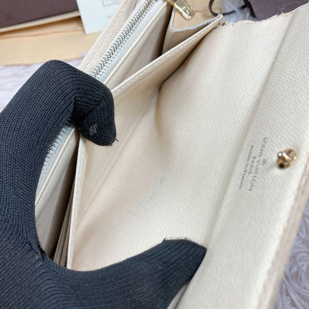 ルイヴィトン ダミエアズール ポルトフォイユ サラ レディース 長財布 付属品